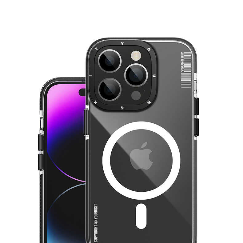 Youngkit Exquisite Serisi iPhone Siyah Kapak - enzaksesuar