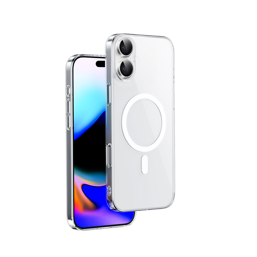 WİWU iPhone 16 Plus Magsafe Uyumlu YXK-207 Invisible Pro Sert PC Sararmaz Kılıf