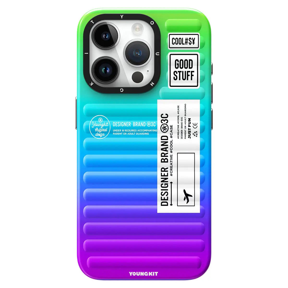 Youngkit Secret Color Serisi iPhone Mor Kapak - enzaksesuar