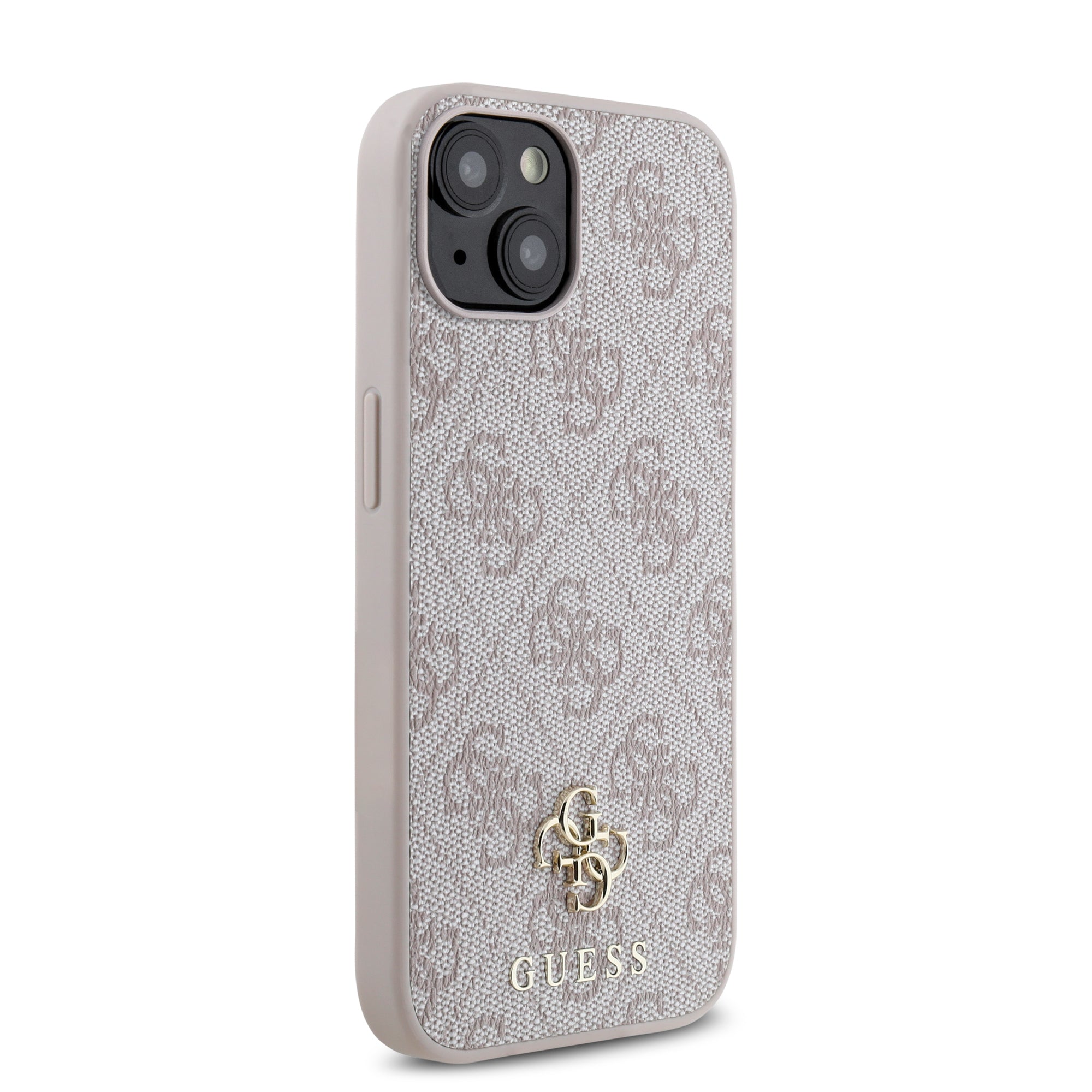 GUESS iPhone 14 Orjinal Lisanslı Magsafe Şarj Özellikli Small 4G Classic Pembe Kılıf