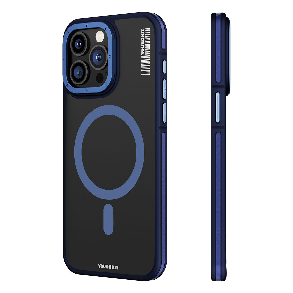 Youngkit Rock Sand Serisi iPhone Mavi Kapak - enzaksesuar