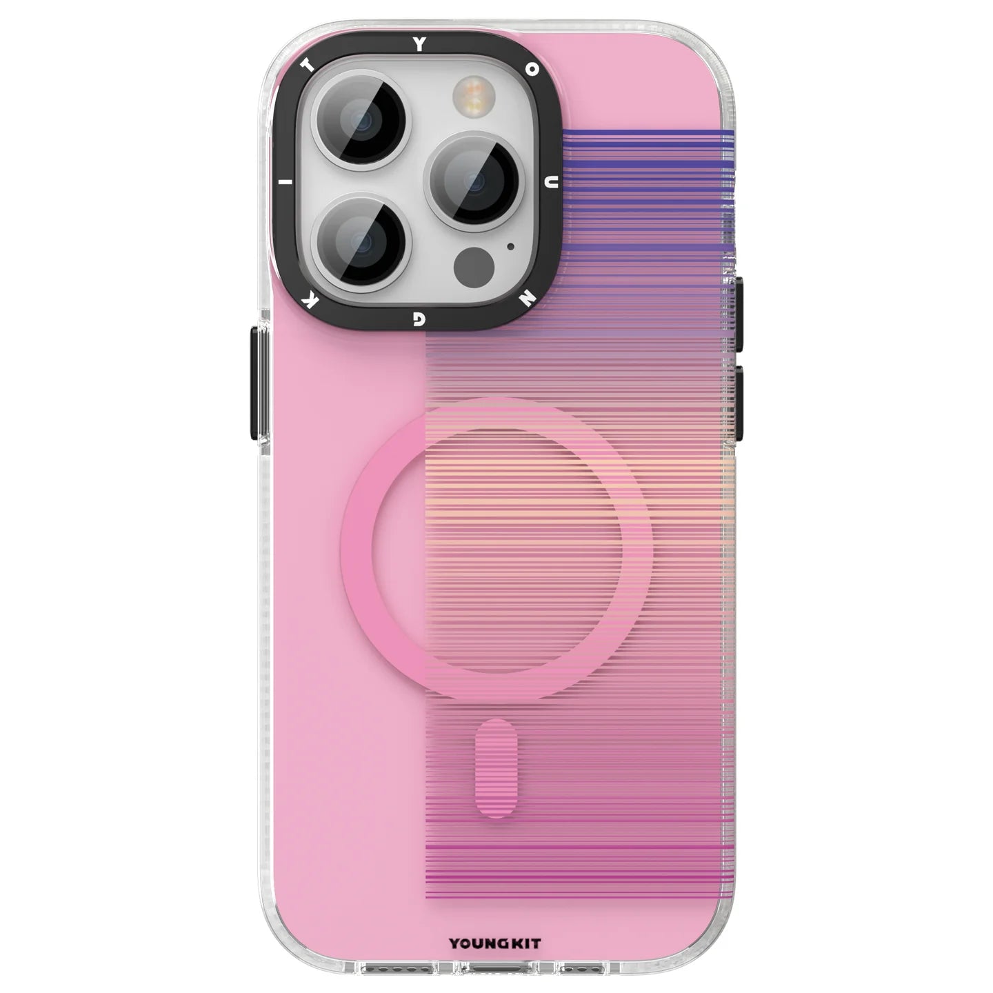 Youngkit Pure Serisi iPhone Pembe Kapak - enzaksesuar