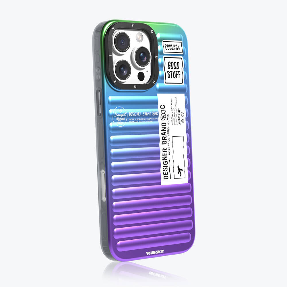 Youngkit Secret Color Serisi iPhone Mor Kapak - enzaksesuar