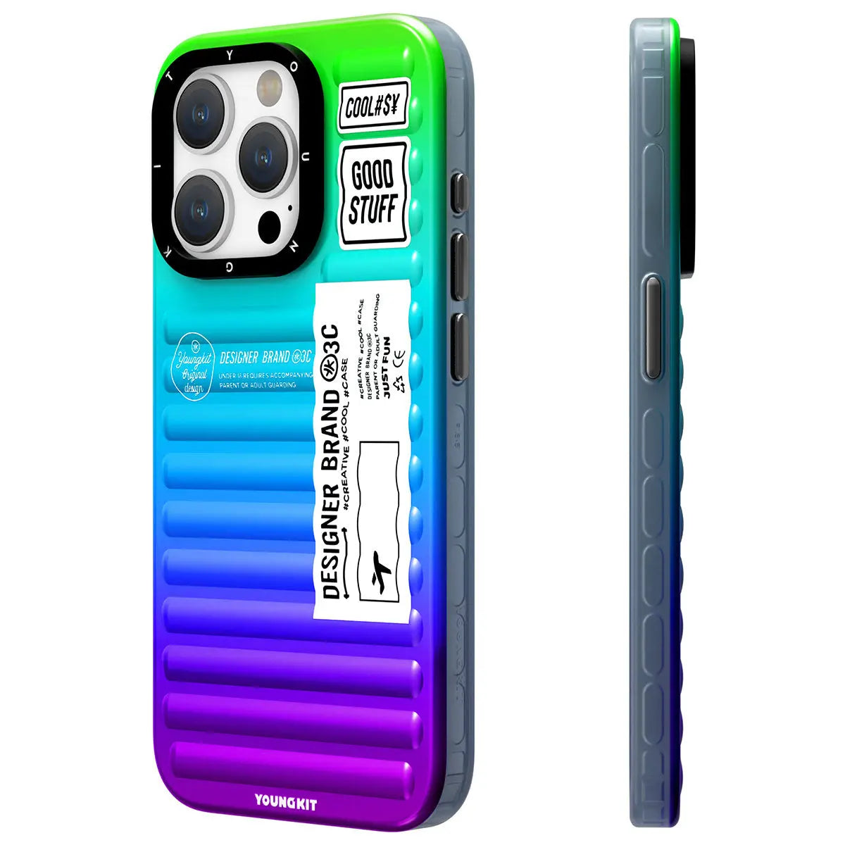 Youngkit Secret Color Serisi iPhone Mor Kapak - enzaksesuar