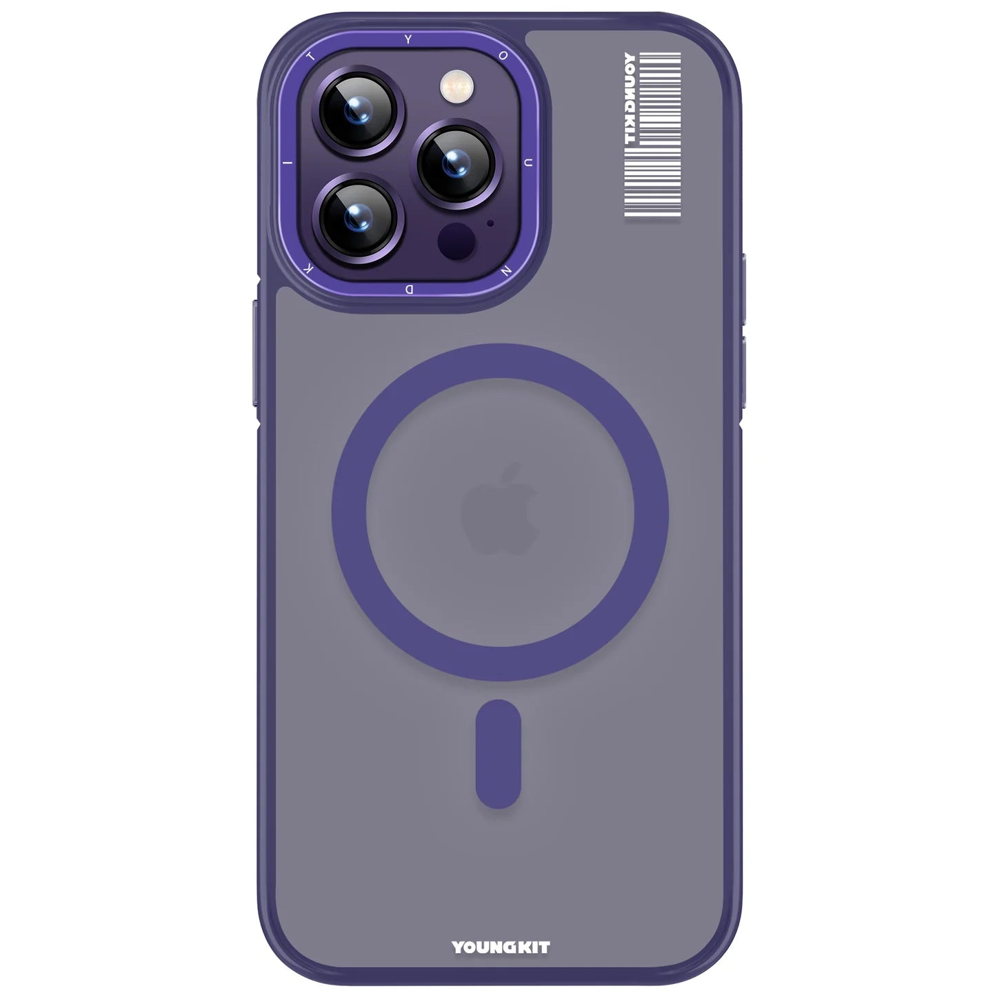 Youngkit Rock Sand Serisi iPhone Mor Kapak - enzaksesuar