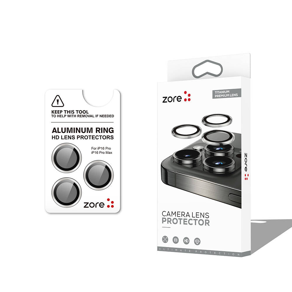 Zore CL-12 Premium Safir Kamera Lens Koruyucu - enzaksesuar