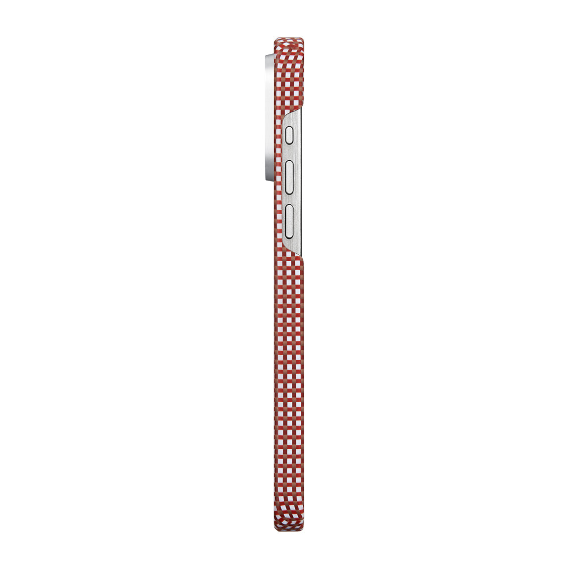 PİTAKA Magsafe Şarj Özellikli iPhone 15 Pro Awa Tasarımlı 1500D Aramid Fiber Pitaka Ultra-Slim Classic Serisi Bonfire Kılıf