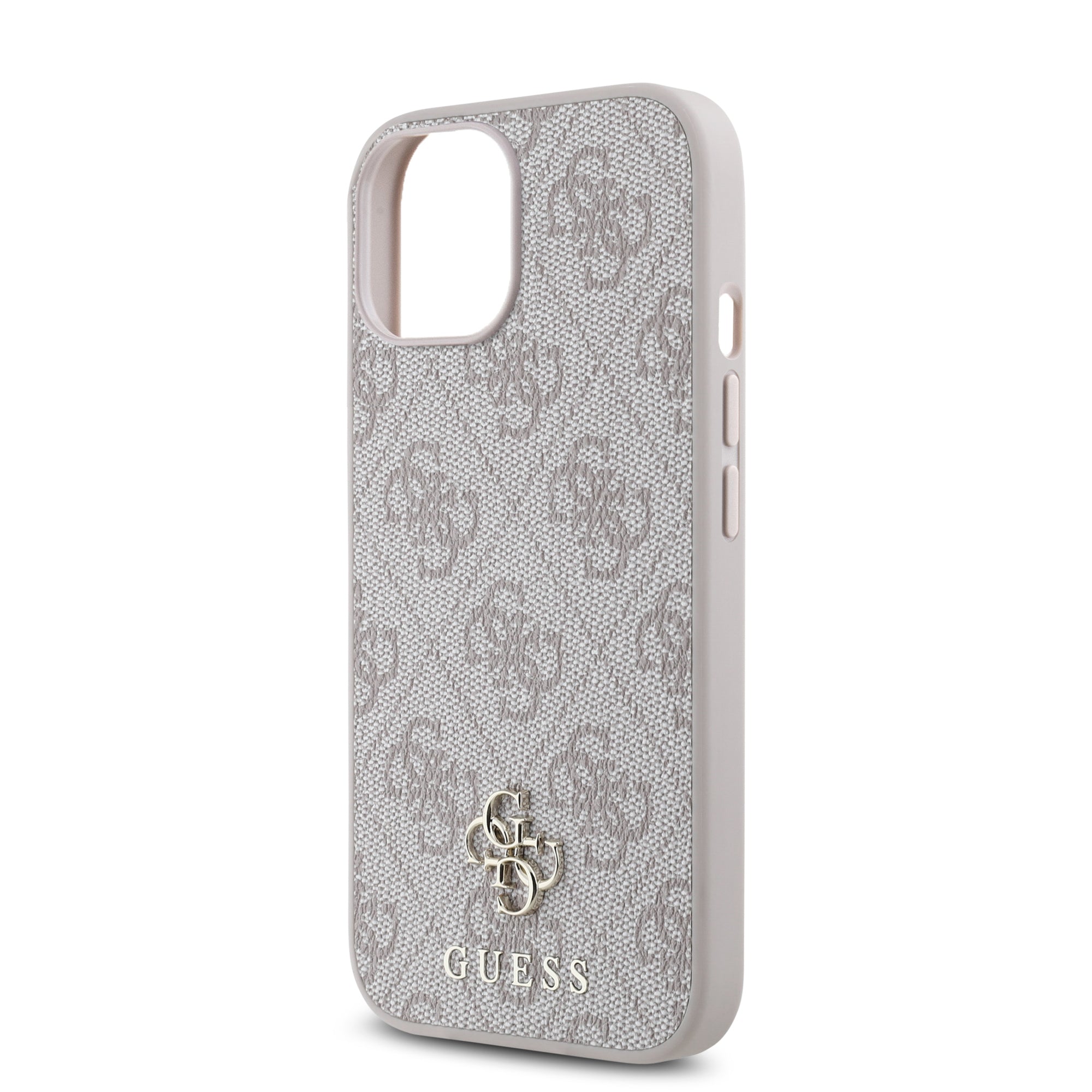 GUESS iPhone 14 Orjinal Lisanslı Magsafe Şarj Özellikli Small 4G Classic Pembe Kılıf