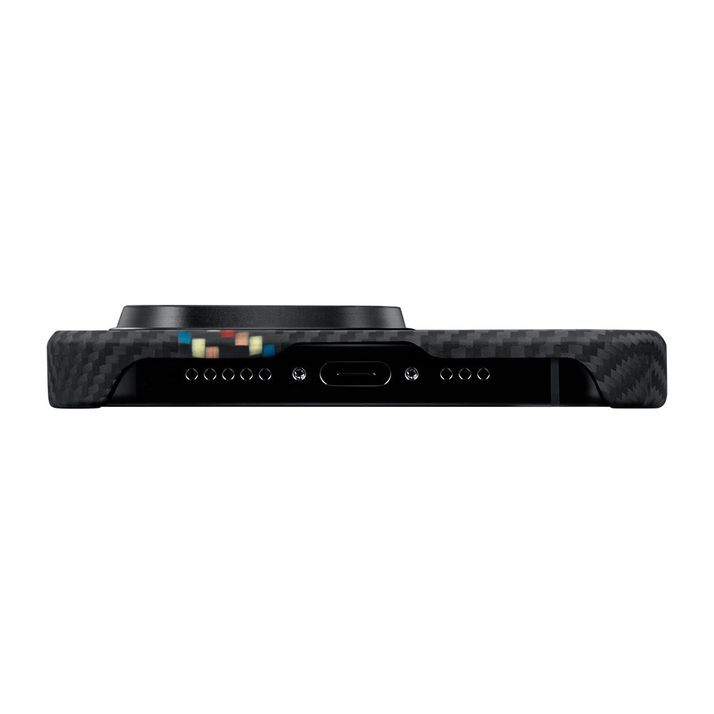 PİTAKA Magsafe Şarj Özellikli İPhone 15 Pro Max 600D Aramid Fiber Pitaka Tactile Woven Orchestra Serisi Rhapsody Kapak