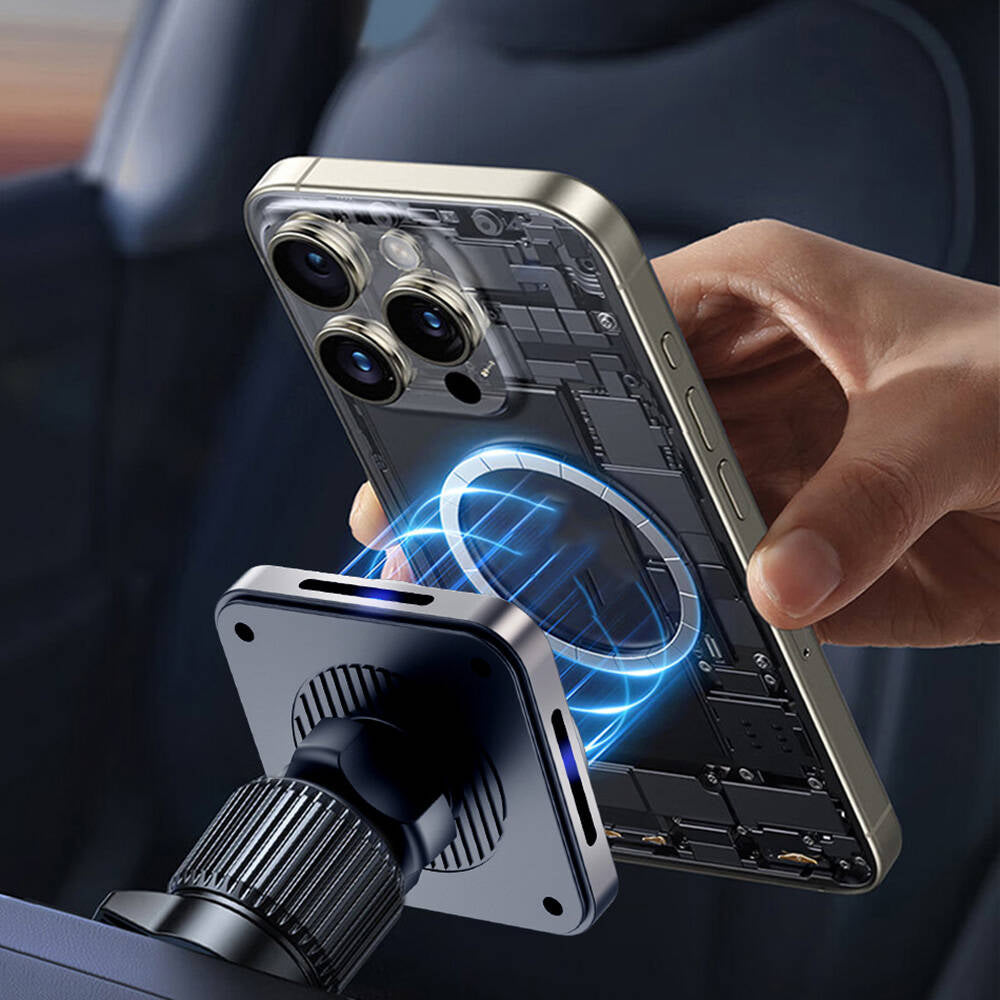 WİWU CH-318 Magneto Serisi Magsafe Şarj Özellikli Havalandırma Tasarım Araç Telefon Tutucu