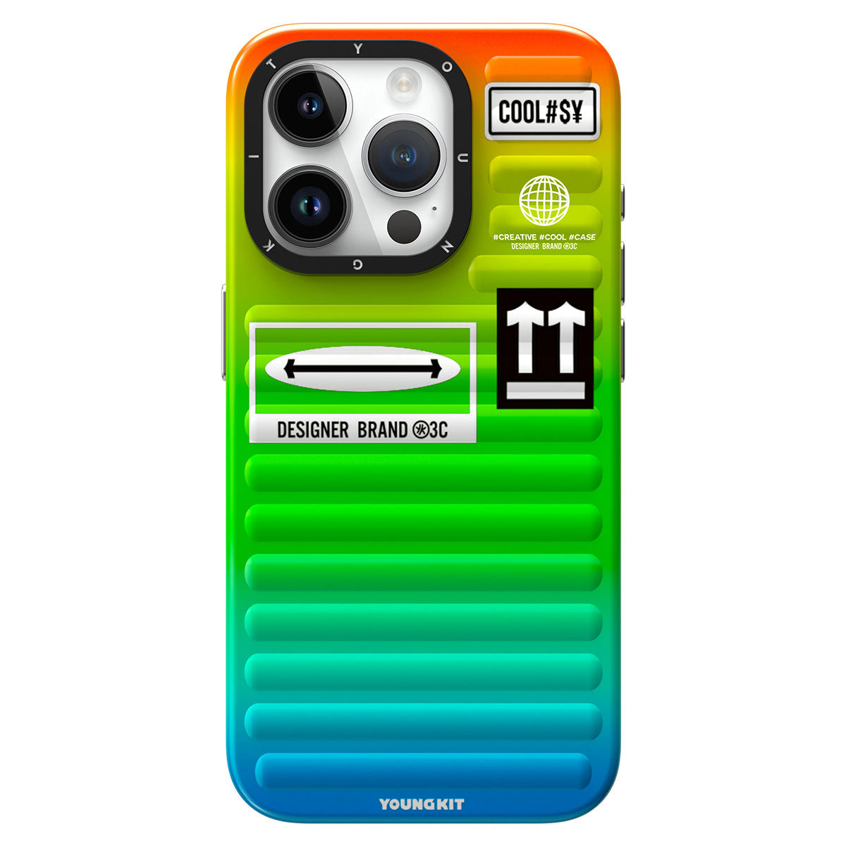 Youngkit Secret Color Serisi iPhone Yeşil Kapak - enzaksesuar