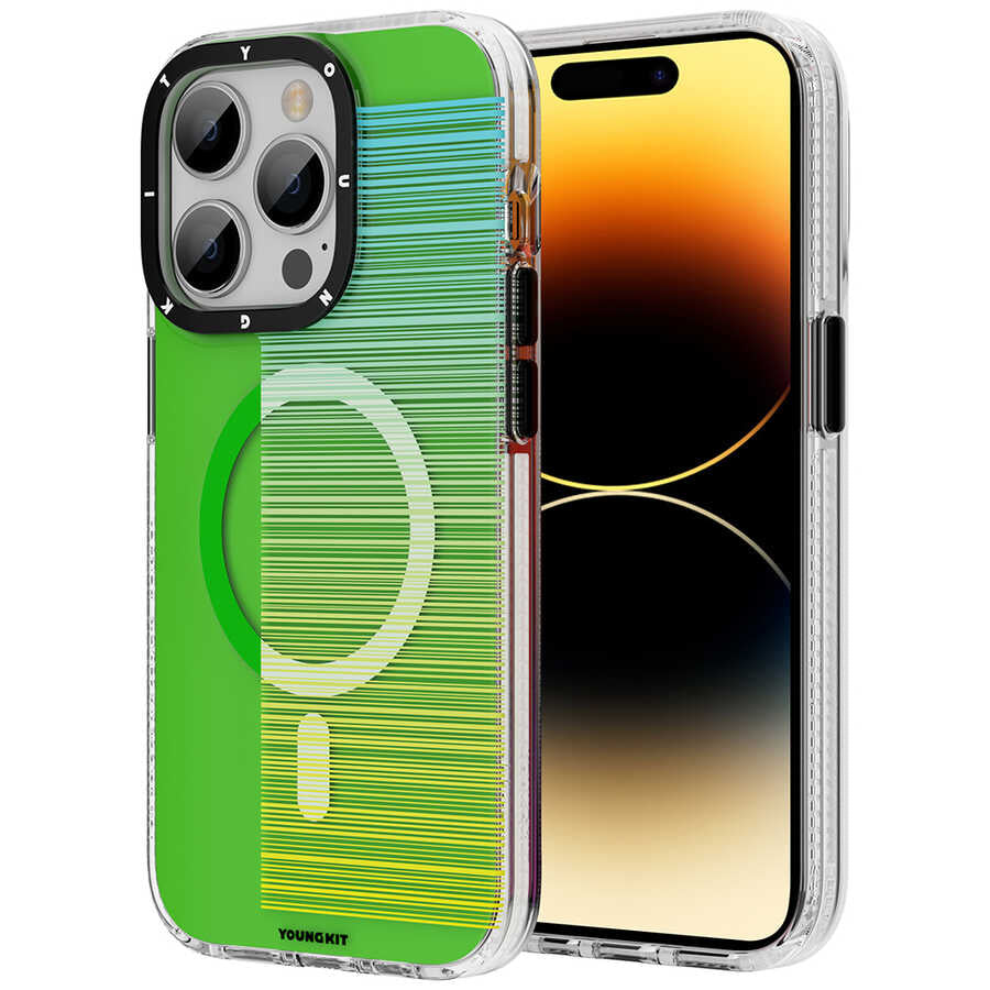 Youngkit Pure Serisi iPhone Yeşil Kapak - enzaksesuar