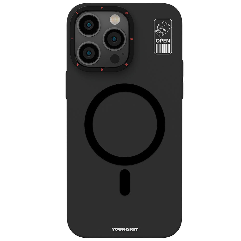 Youngkit Standlı Hermit Bracket Serisi iPhone Siyah Kapak - enzaksesuar