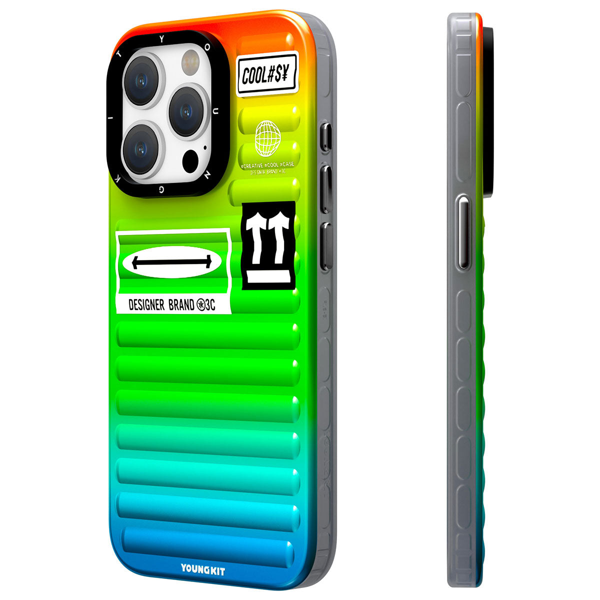 Youngkit Secret Color Serisi iPhone Yeşil Kapak - enzaksesuar