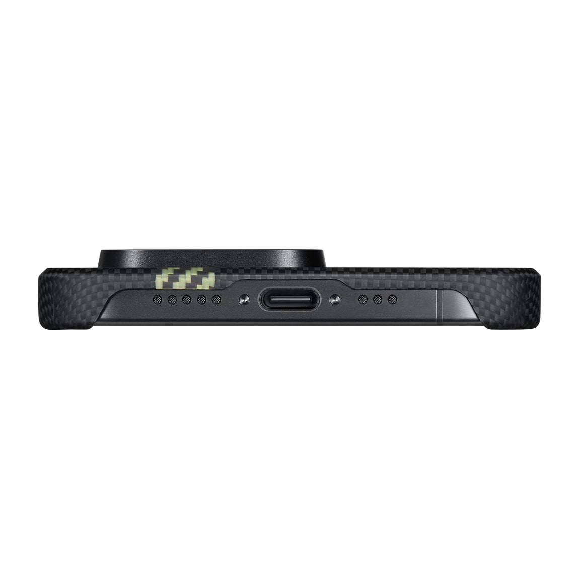 PİTAKA Magsafe Şarj Özellikli iPhone 15 Pro Aramid Fiber Pitaka Tactile Woven Break The Line Kılıf