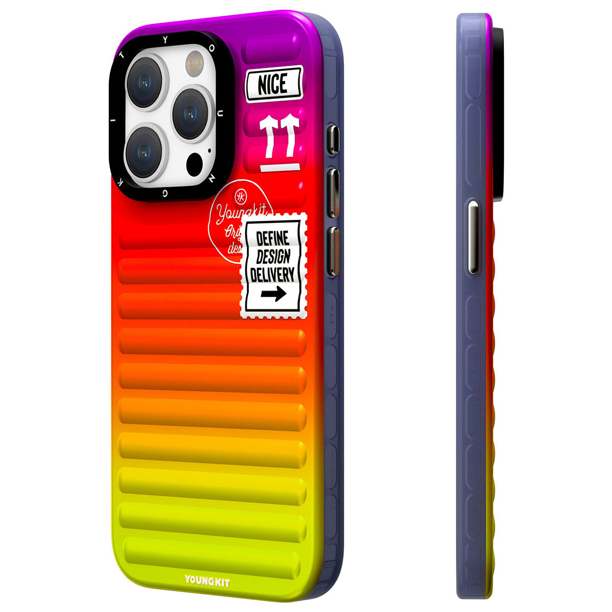 Youngkit Secret Color Serisi iPhone Turuncu Kapak - enzaksesuar