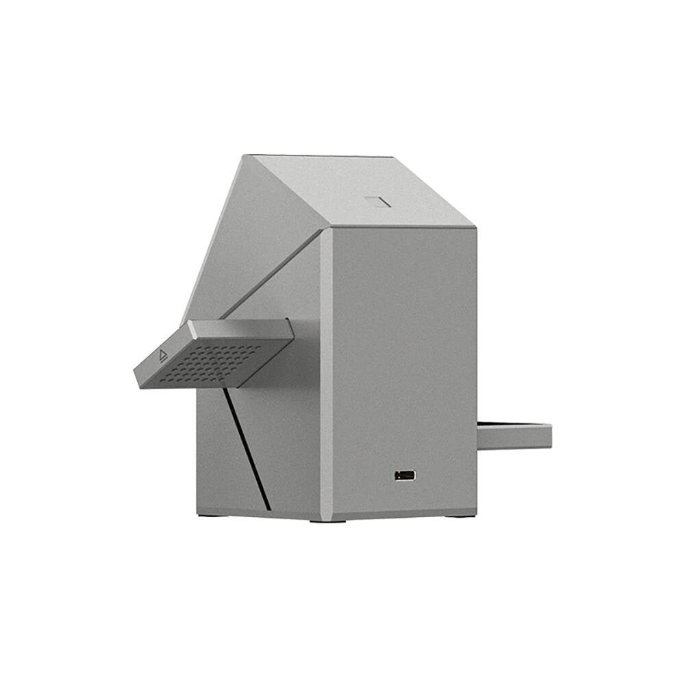 RECCİ Geometry Serisi Qi2 Şarj Teknolojili Rubik Küp Ambiyans Işıklı Telefon & Akıllı Saat & Kulaklık 15W 3in1 Kablosuz Şarj Standı