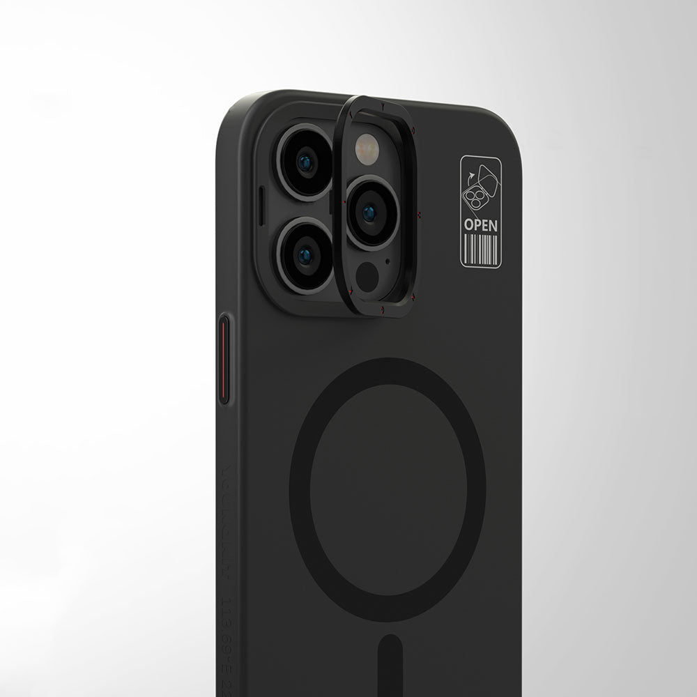 Youngkit Standlı Hermit Bracket Serisi iPhone Siyah Kapak - enzaksesuar