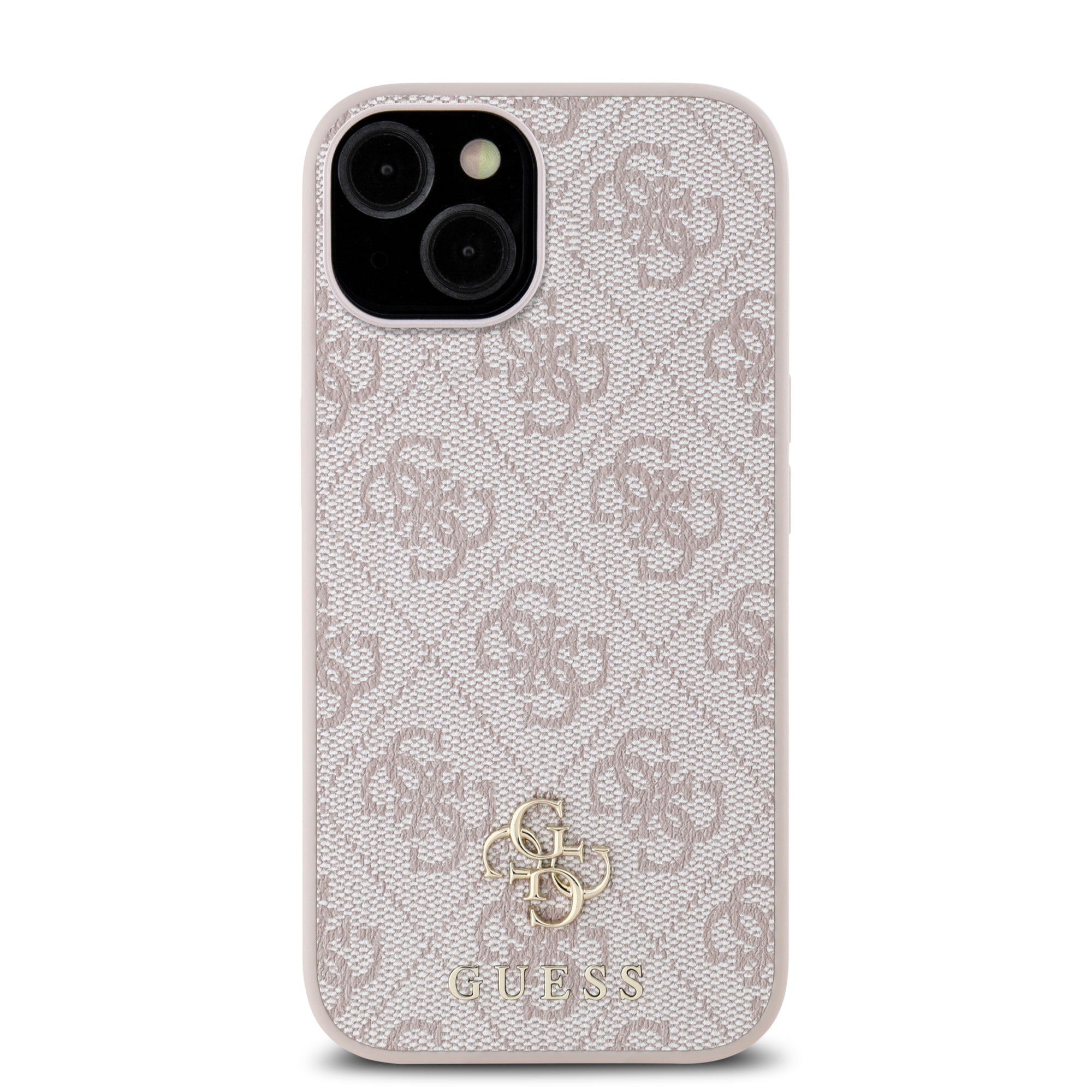 GUESS iPhone 14 Orjinal Lisanslı Magsafe Şarj Özellikli Small 4G Classic Pembe Kılıf