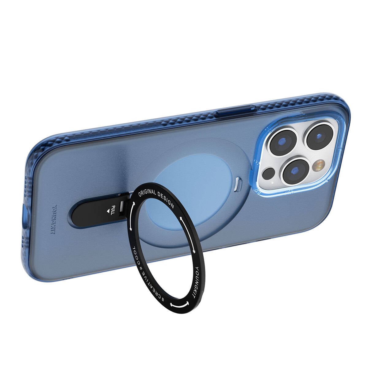 Youngkit Rock Serisi iPhone Mavi Kapak - enzaksesuar