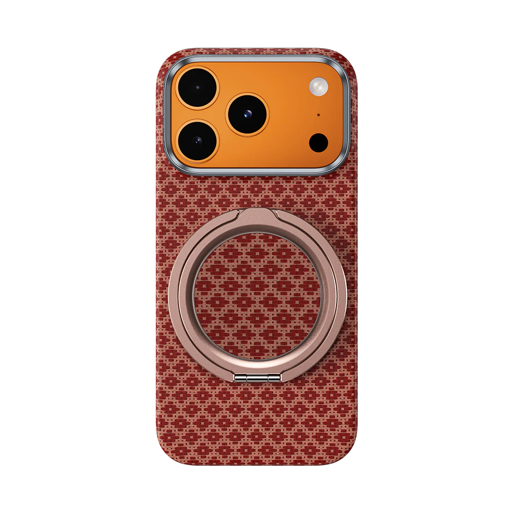 Benks L56 Magnetik 360 Derece Dönebilen ArmorPop Kevlar Tasarımlı Parmak Ring Stand Turuncu