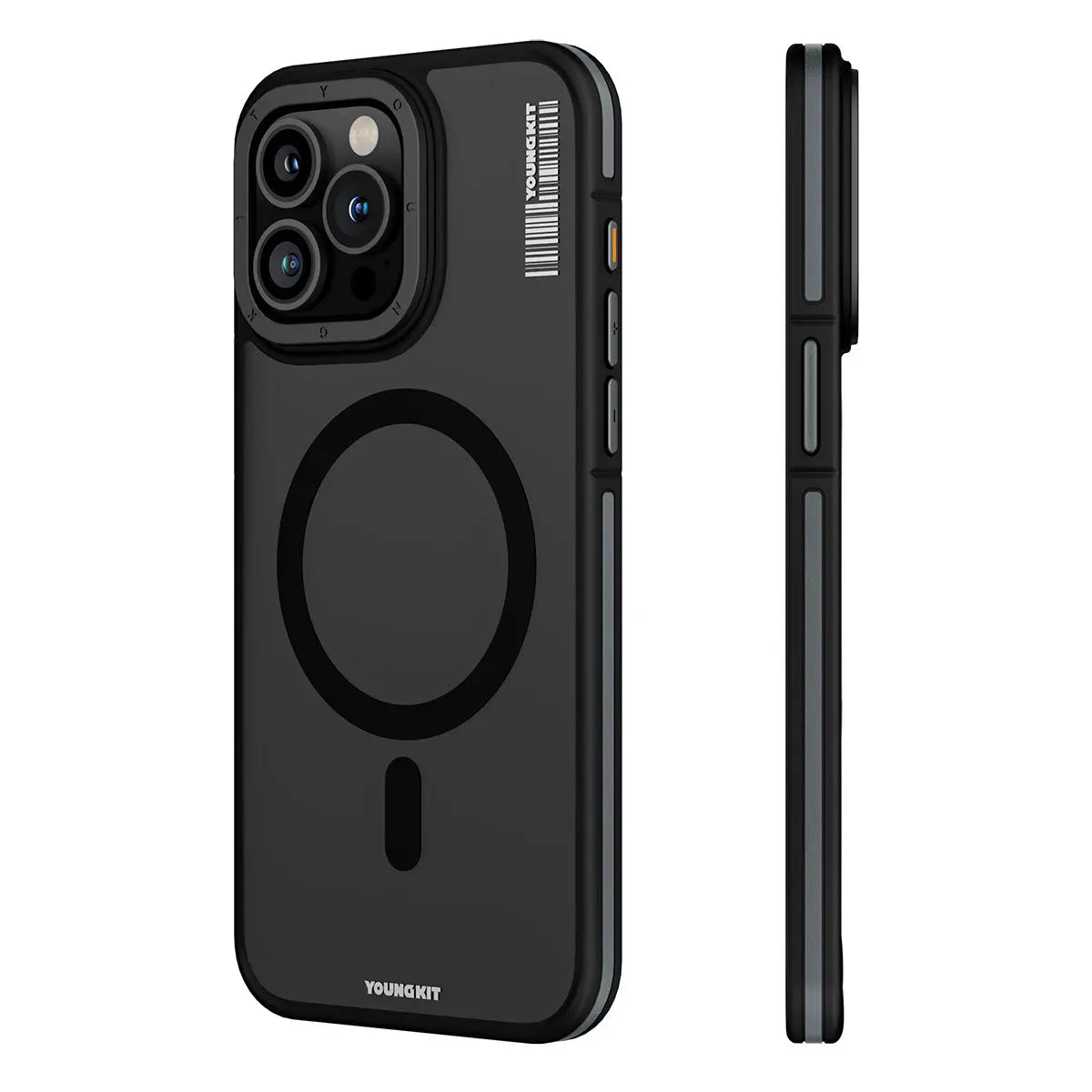 Youngkit Rock Sand Serisi iPhone Siyah Kapak - enzaksesuar