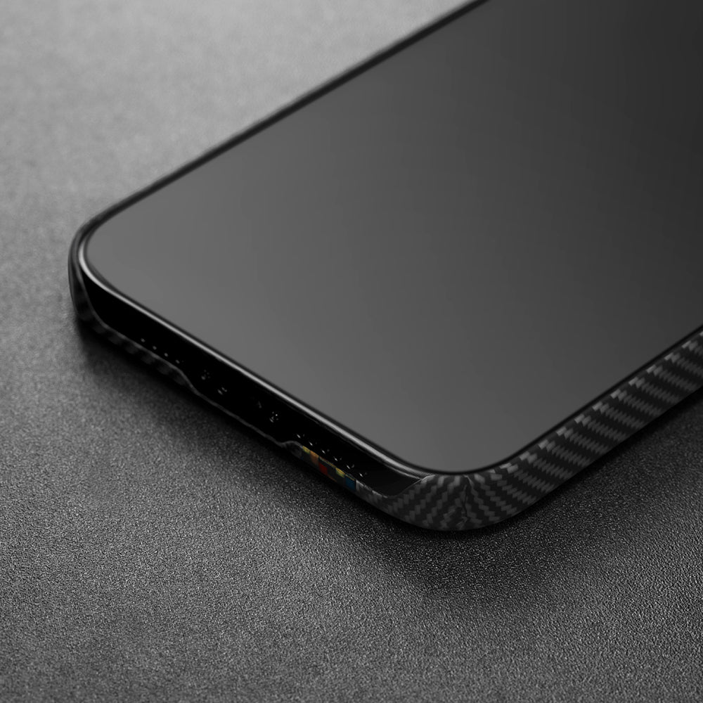 PİTAKA Magsafe Şarj Özellikli İPhone 14 Pro 600D Aramid Fiber Pitaka Tactile Woven Orchestra Serisi Rhapsody Kapak