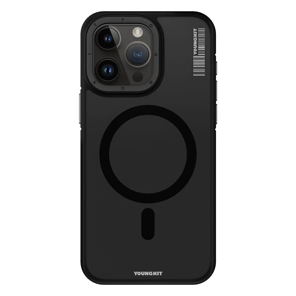 Youngkit Rock Sand Serisi iPhone Siyah Kapak - enzaksesuar