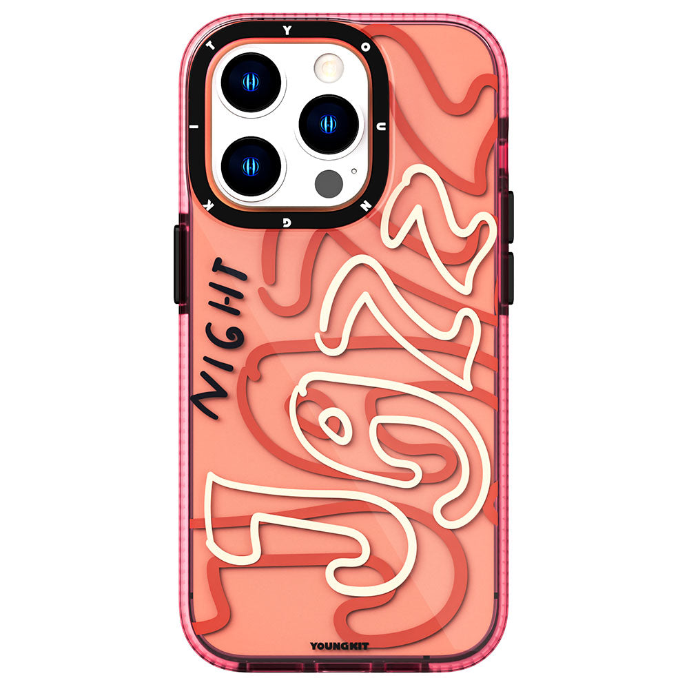 Youngkit Jazz Serisi iPhone Pembe Kapak - enzaksesuar