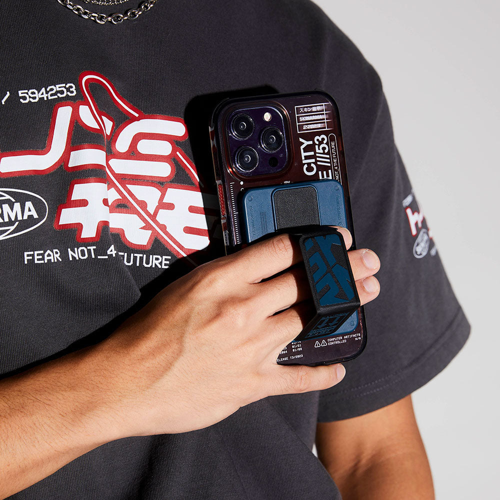 SkinArma Spunk Serisi Standlı PU Deri Kartlık - enzaksesuar