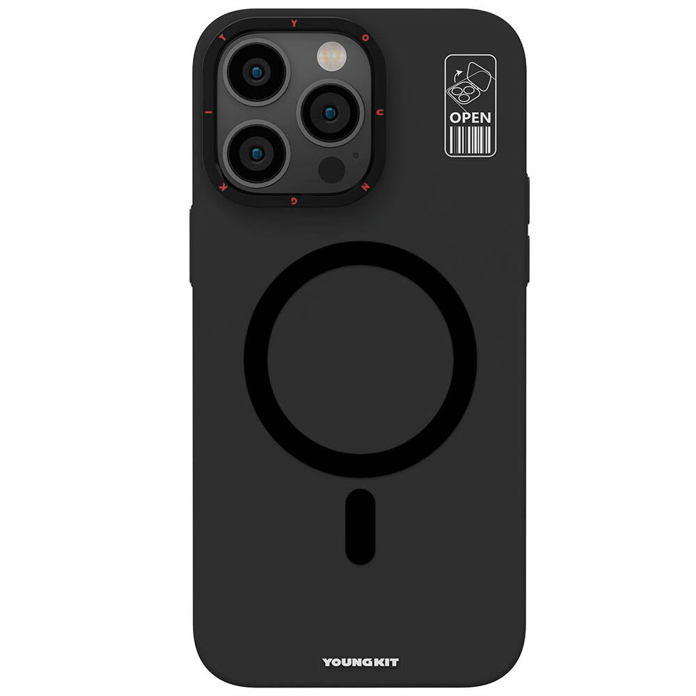 Youngkit Standlı Hermit Bracket Serisi iPhone Siyah Kapak - enzaksesuar