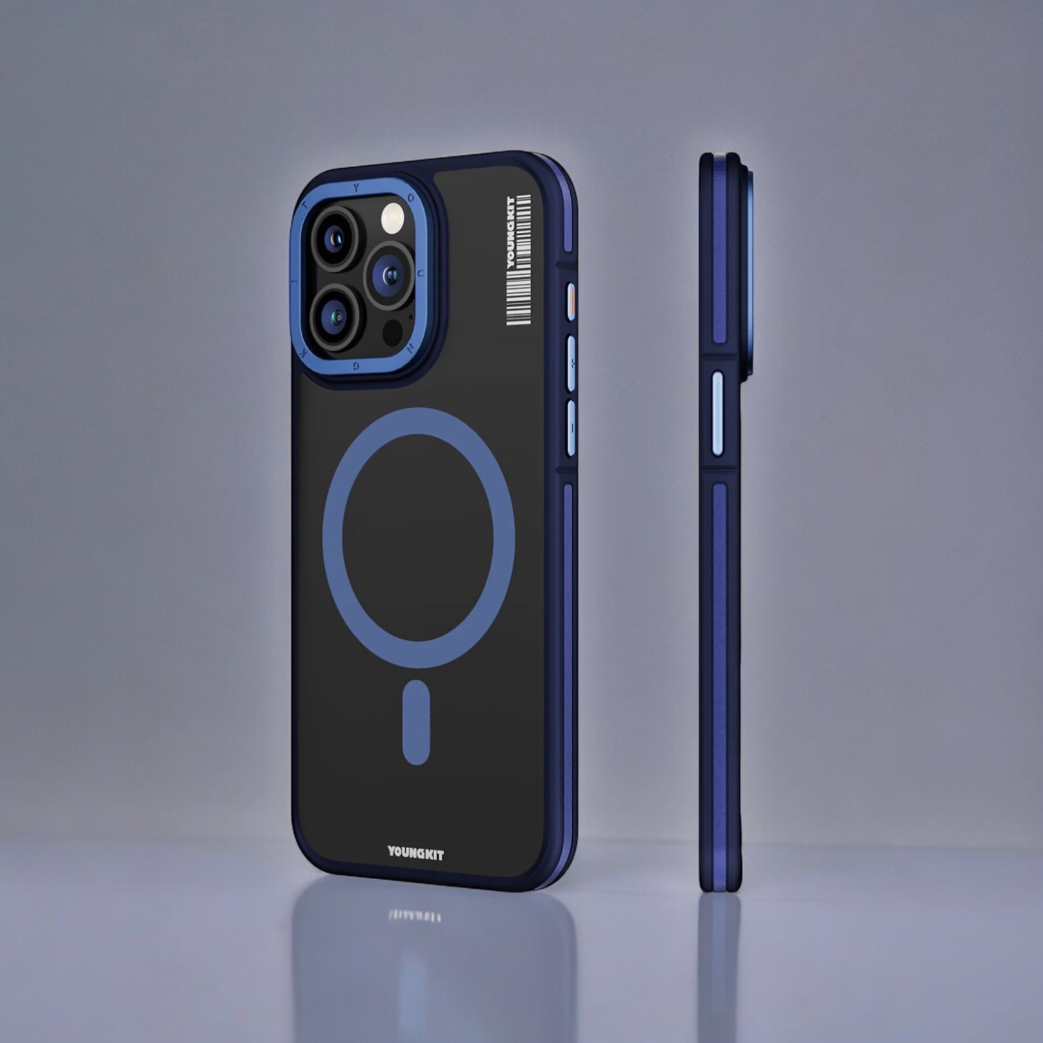 Youngkit Rock Sand Serisi iPhone Kapak Gri- Product vendor