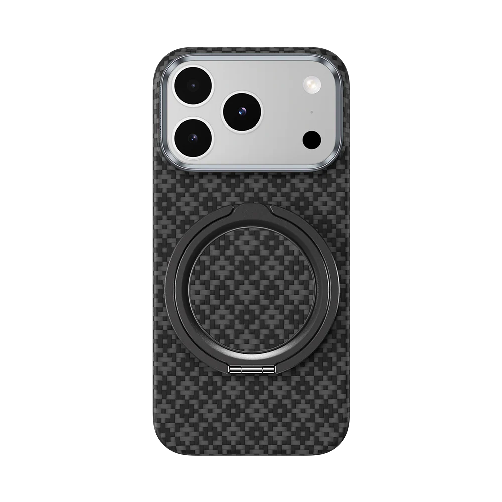 Benks L56 Magnetik 360 Derece Dönebilen ArmorPop Kevlar Tasarımlı Parmak Ring Stand Siyah-Gri