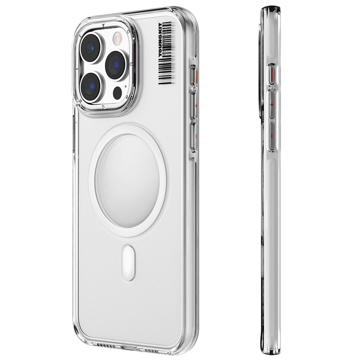 Magsafe Şarj Özellikli Şeffaf Youngkit Crystal Shield Serisi Kapak- Product vendor