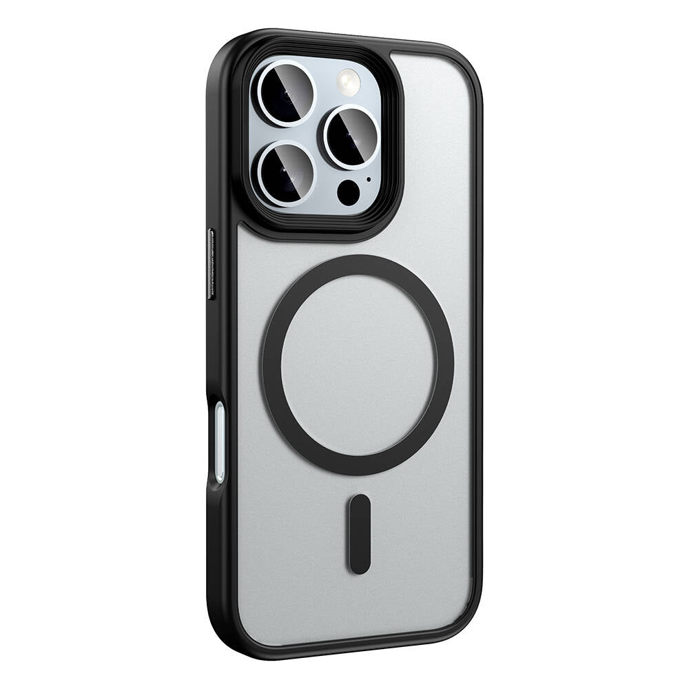 Zore Flet Magsafe Serisi iPhone Siyah Kapak - enzaksesuar