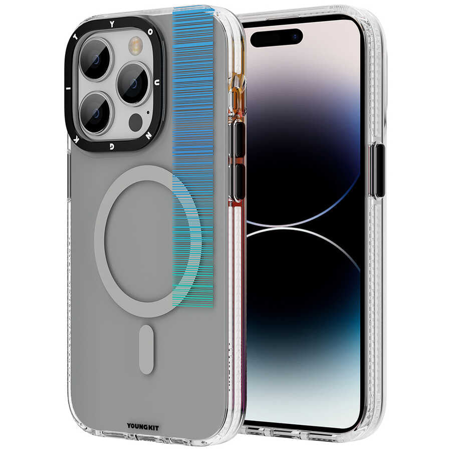 Youngkit Pure Serisi iPhone Gri Kapak - enzaksesuar
