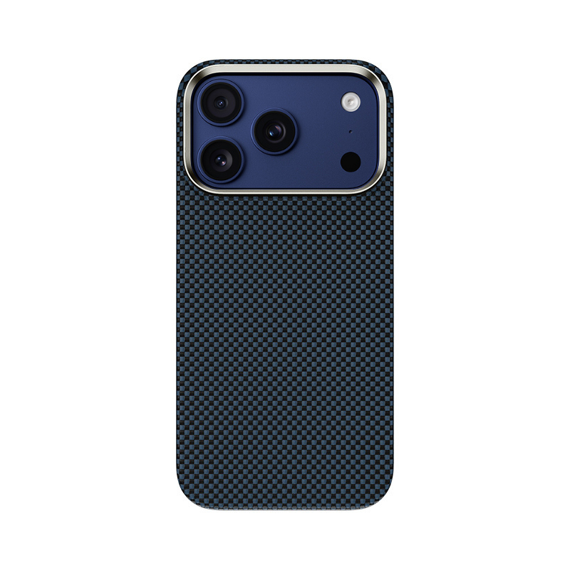 Apple iPhone 17 Pro Kılıf M-safe Şarj Özellikli Benks Yeni Seri ArmorTint ArmorAir Kevlar Kapak Mavi