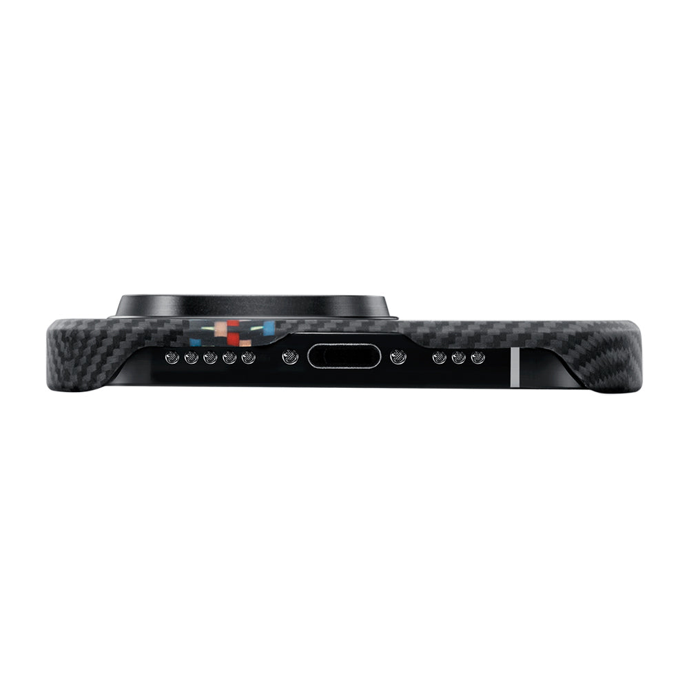 PİTAKA Magsafe Şarj Özellikli İPhone 14 Pro 600D Aramid Fiber Pitaka Tactile Woven Orchestra Serisi Rhapsody Kapak