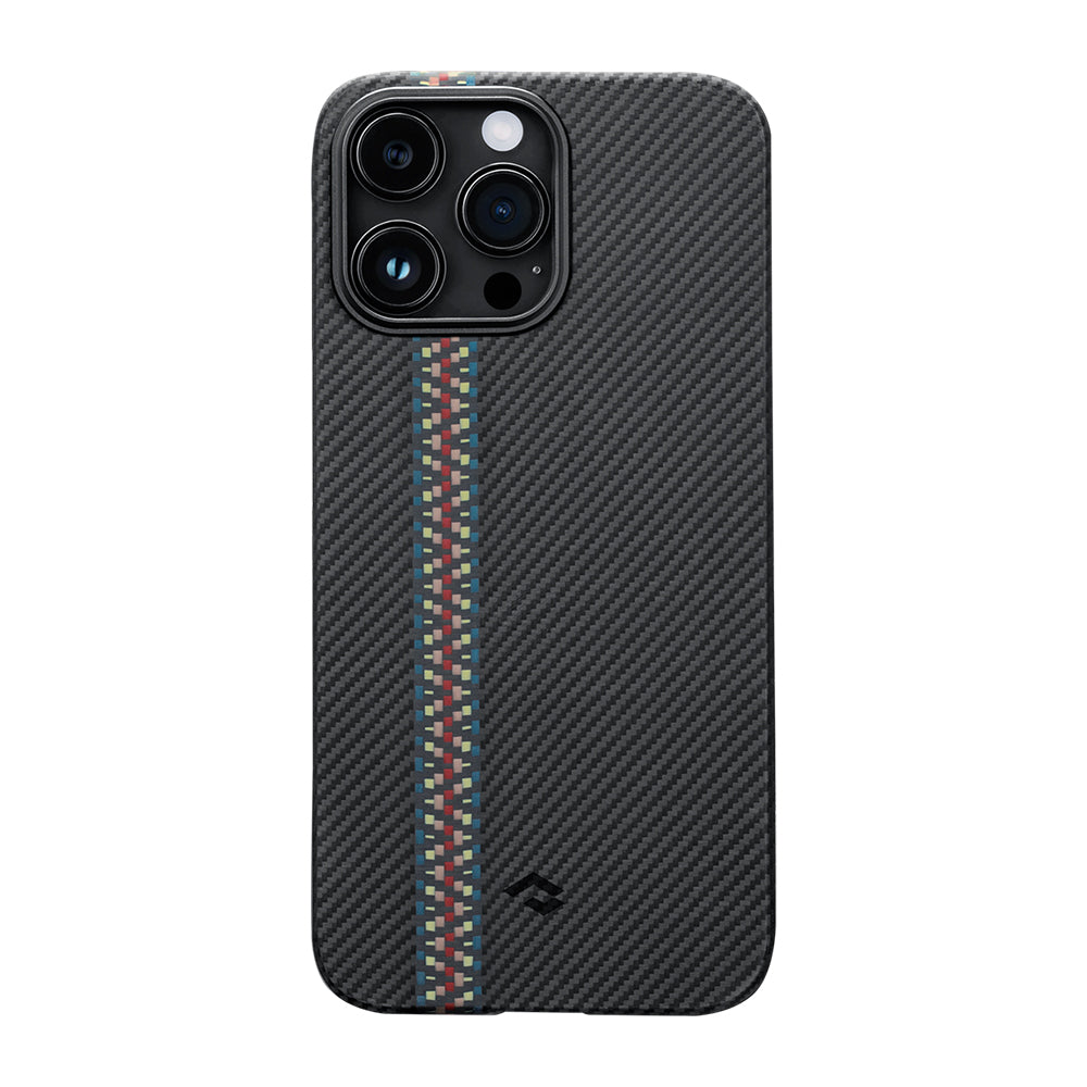 PİTAKA Magsafe Şarj Özellikli İPhone 14 Pro 600D Aramid Fiber Pitaka Tactile Woven Orchestra Serisi Rhapsody Kapak