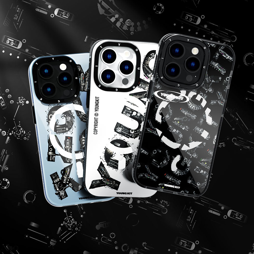 Youngkit Mechanic Serisi iPhone Siyah Kapak - enzaksesuar