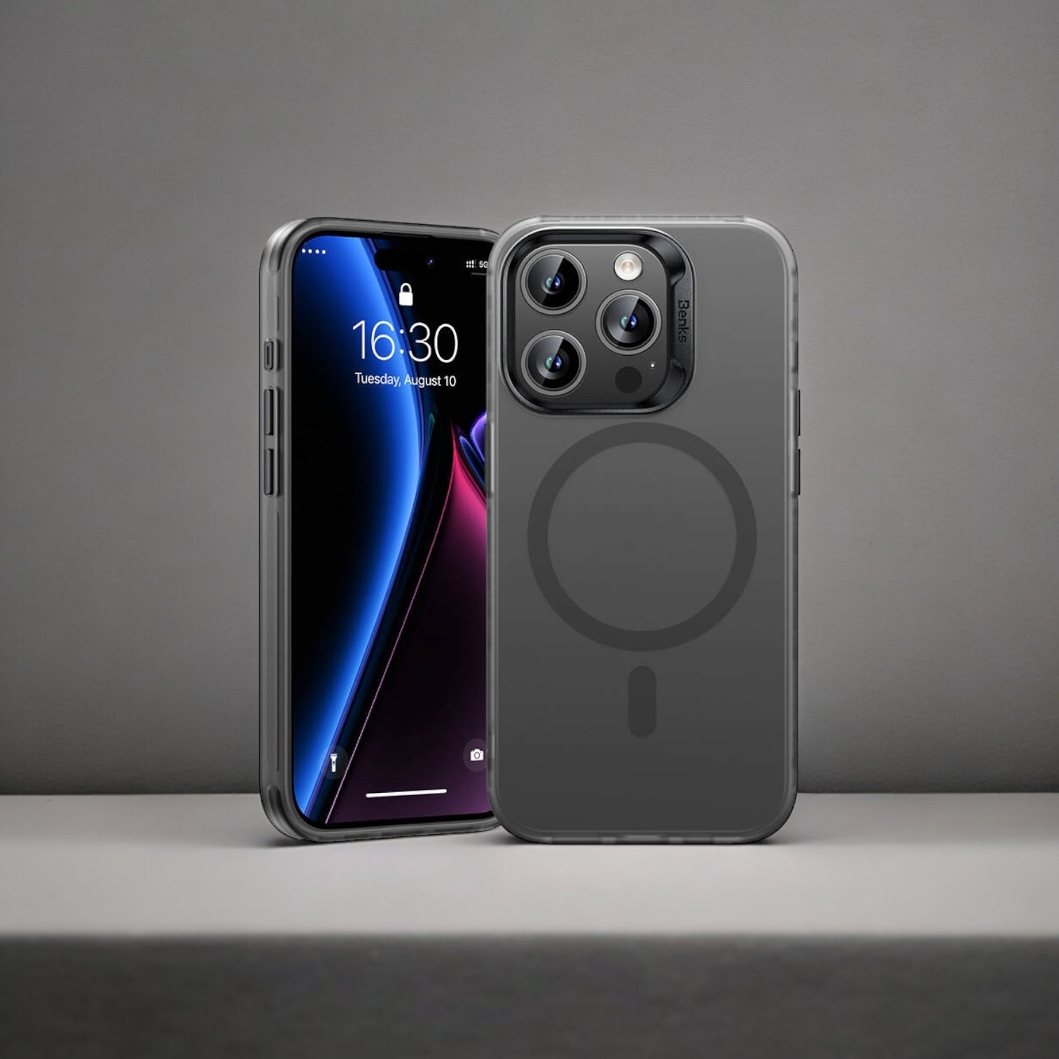 Benks Lucid Armor Serisi iPhone Kapak Siyah - enzaksesuar