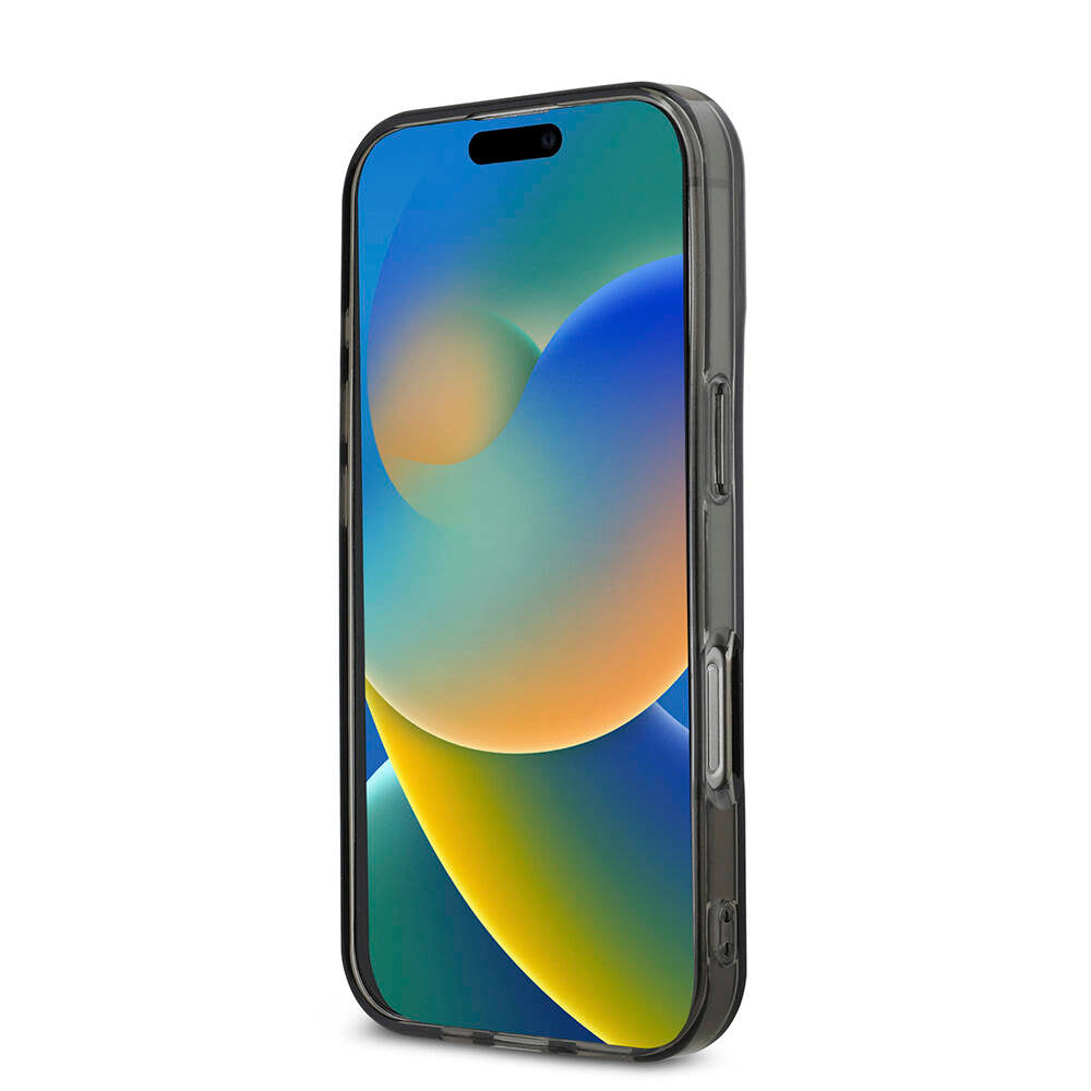 MERCEDES-BENZ - AMG iPhone 16 Pro Max Orjinal Lisanslı Magsafe Şarj Özellikli IML Baskı Logolu Çift Katmanlı Bow Lines Siyah Kılıf