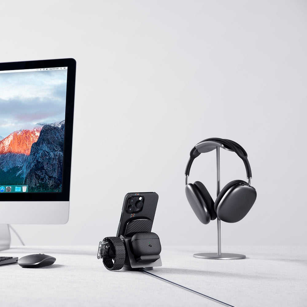 PİTAKA Magsafe Şarj Özellikli İPhone 14 Pro 600D Aramid Fiber Pitaka Tactile Woven Orchestra Serisi Rhapsody Kapak