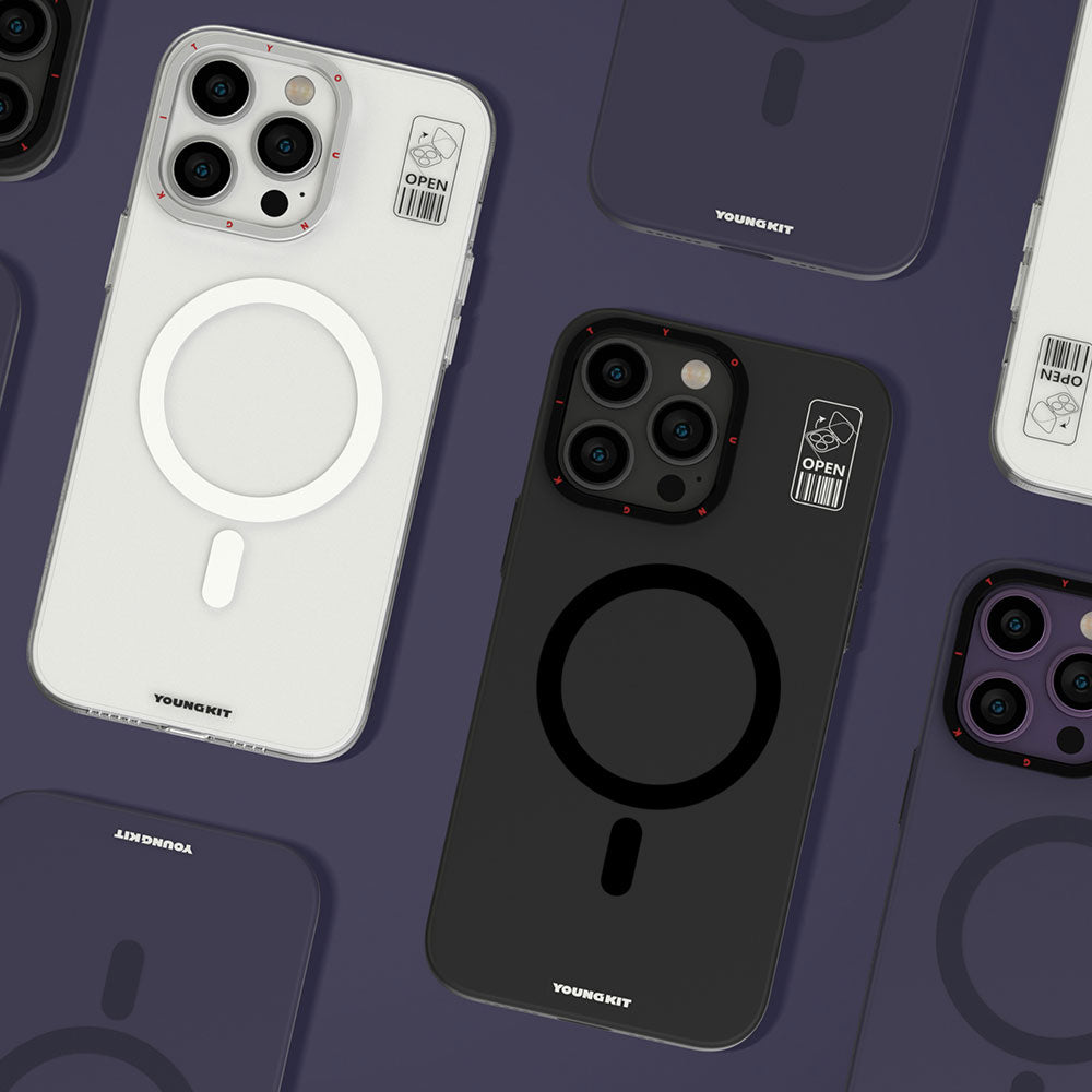 Youngkit Standlı Hermit Bracket Serisi iPhone Siyah Kapak - enzaksesuar