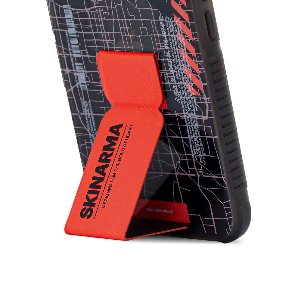 SkinArma Şeffaf Desenli Standlı Ryoiki Kırmızı Kapak - enzaksesuar