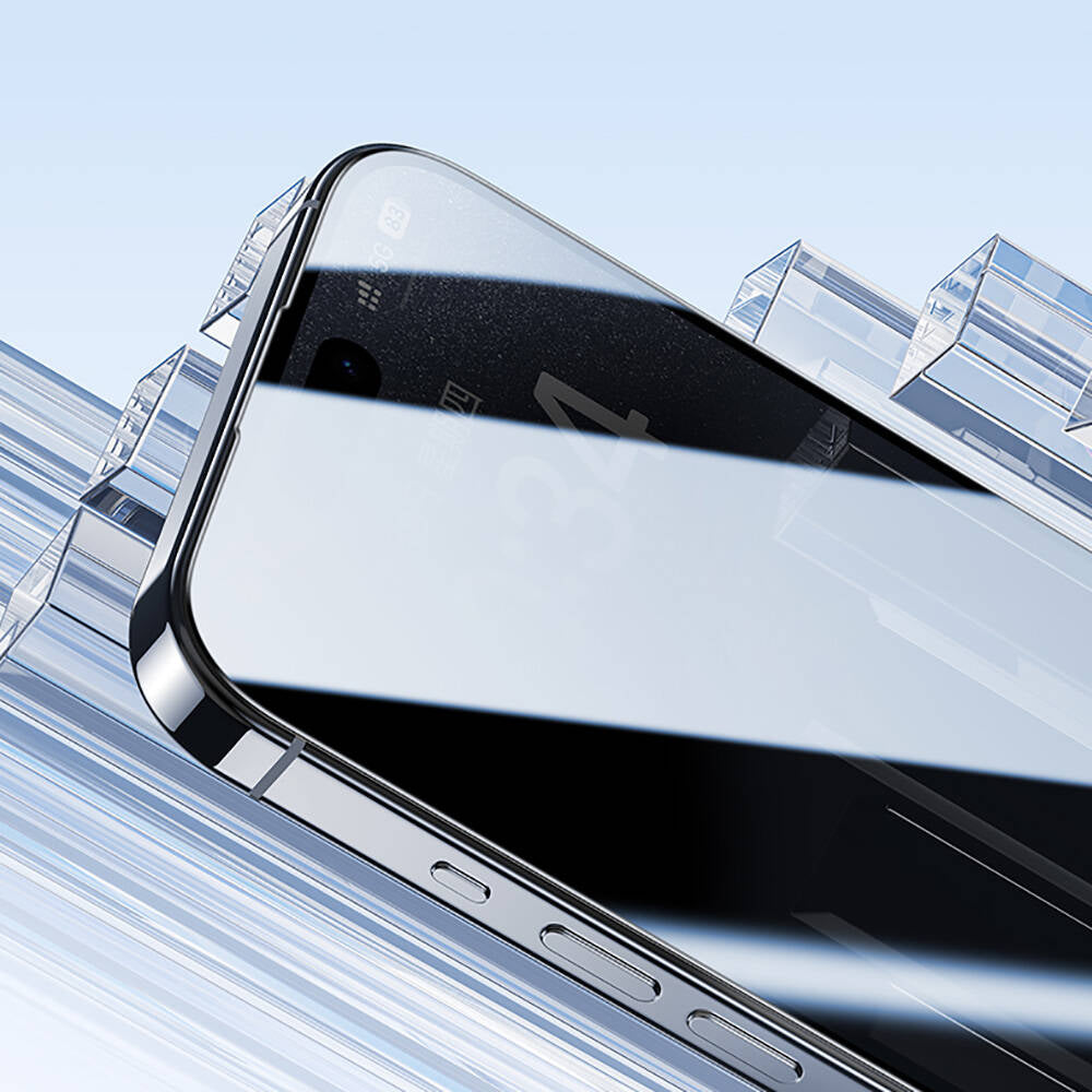 Benks Ultra Shield 0.3mm Privacy(Hayalet) Ekran Koruyucu + Kolay Uygulama Aparatlı - enzaksesuar