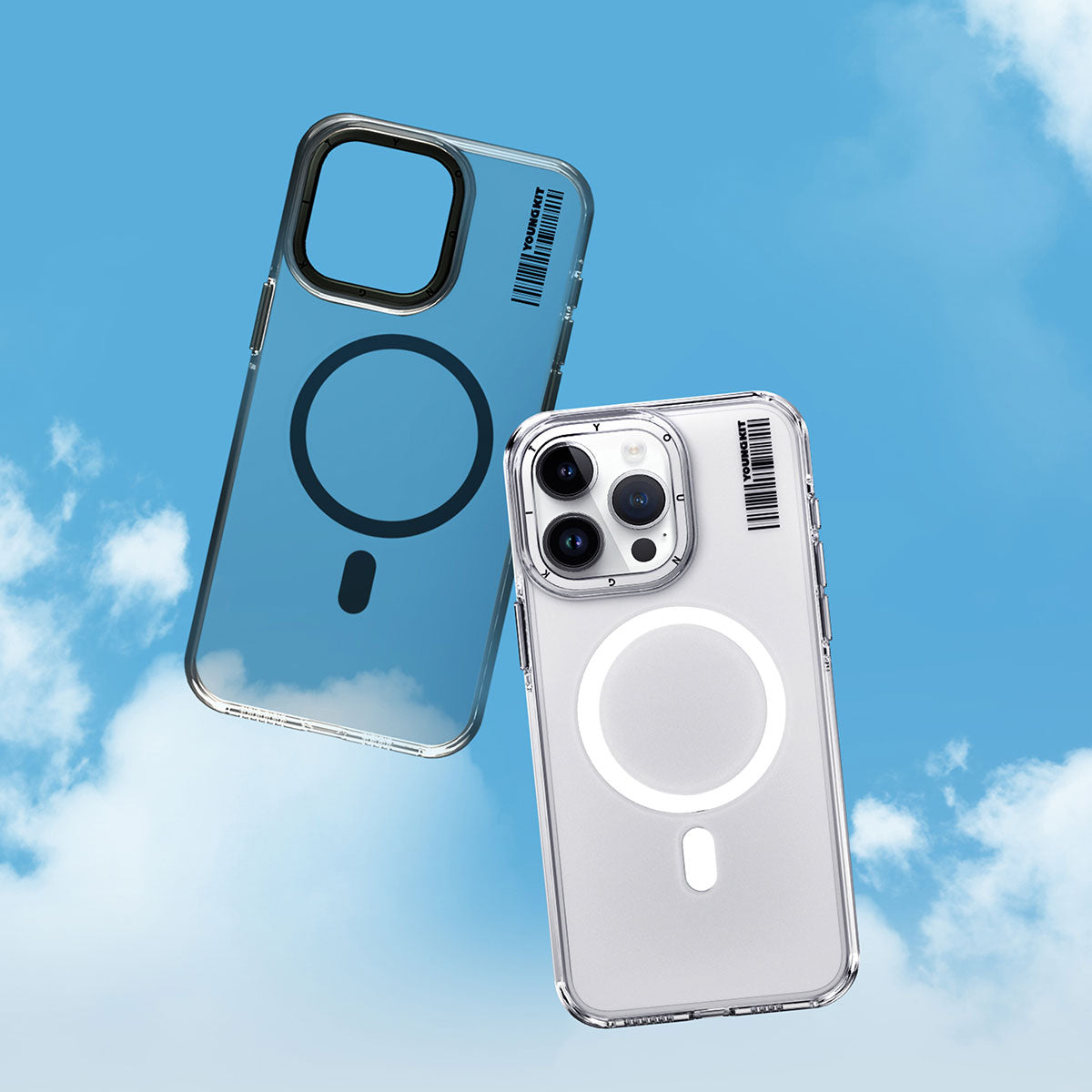 Magsafe Şarj Özellikli Şeffaf Youngkit Crystal Shield Serisi Kapak- Product vendor