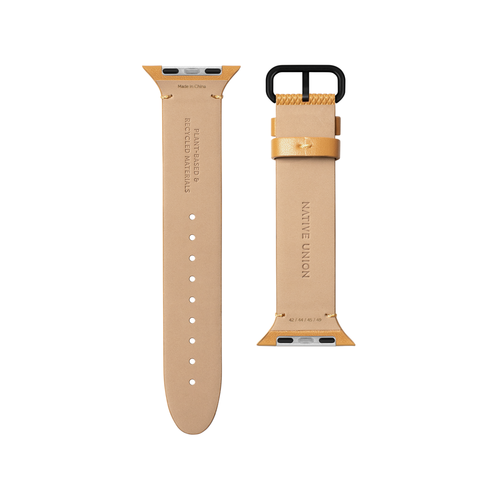 Apple Watch 10 42mm Native Union Classic Serisi Silikon Kordon Turuncu