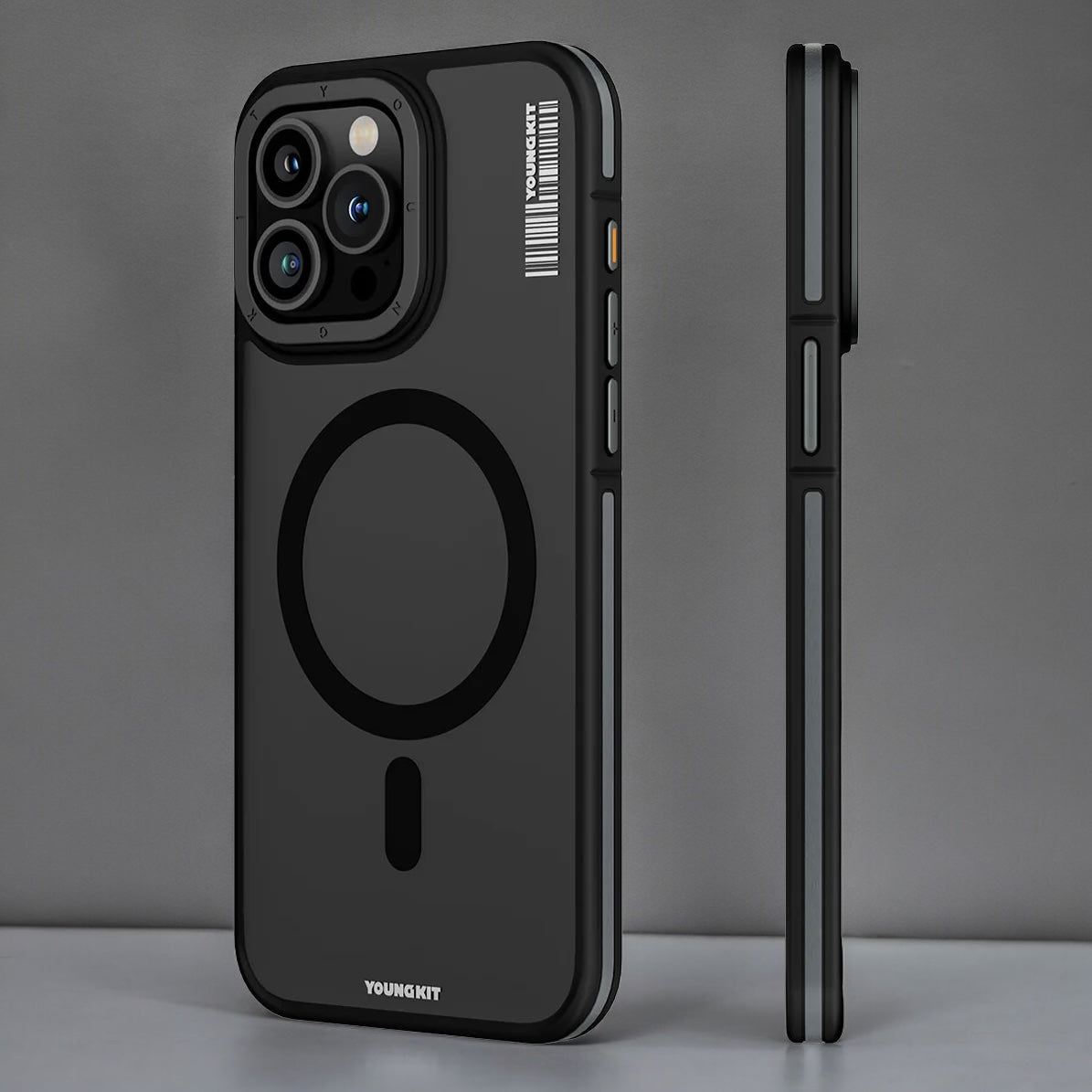 Youngkit Rock Sand Serisi iPhone Kapak Gri- Product vendor