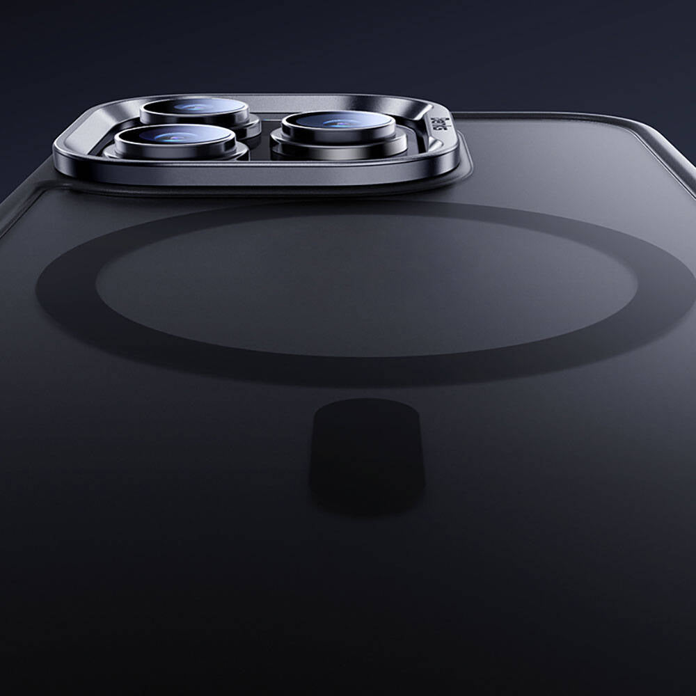 BENKS iPhone 15 Pro Magsafe Şarj Özellikli Benks Mist Protective Siyah Kılıf